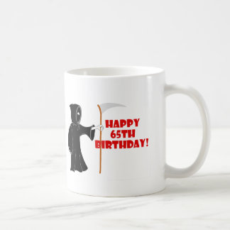 Grim Reaper 65th Birthday Mug