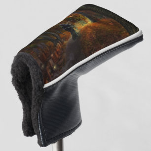 Grim Reaper and pumpkins Golf Head Cover