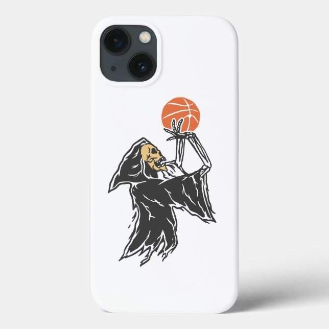 Grim Reaper Basketball Case-Mate iPhone Case (Back)
