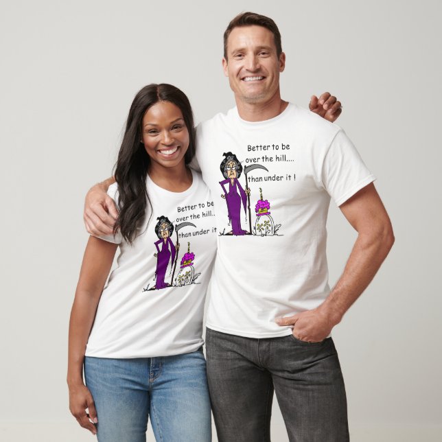 Grim Reaper Birthday Humour T-Shirt (Unisex)