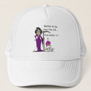 Grim Reaper Birthday Humour Trucker Hat