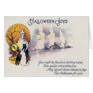 Grim Reaper Black Cat Lantern Full Moon