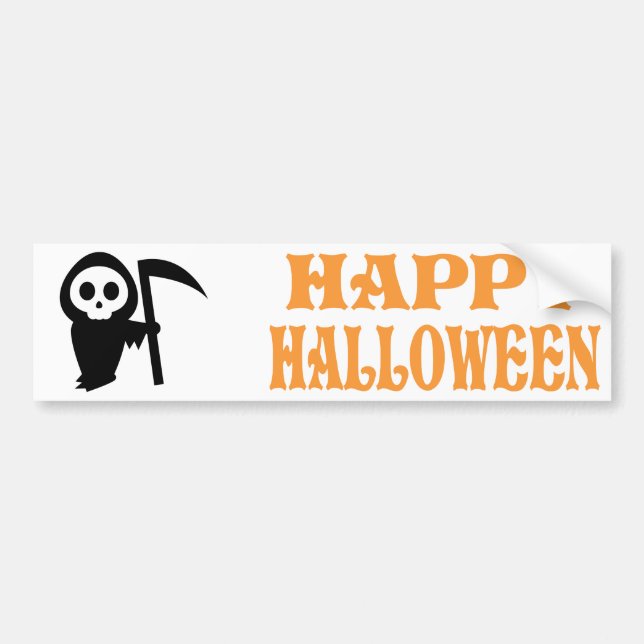 Grim Reaper Bumper Sticker (Front)