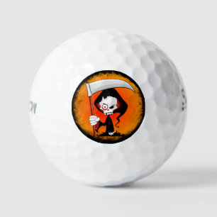 Grim Reaper Cartoon Golf Balls
