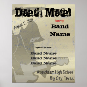 Grim Reaper Customizable Poster