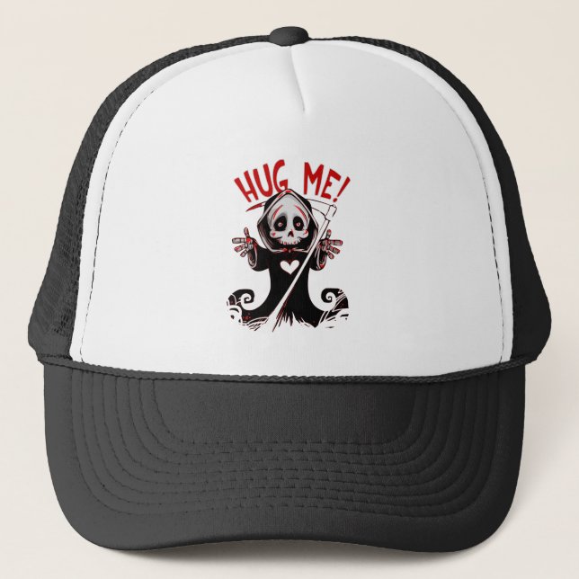 Grim Reaper Death wants hug Hat (Front)