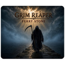Grim Reaper Ferry Stone Dark Realism