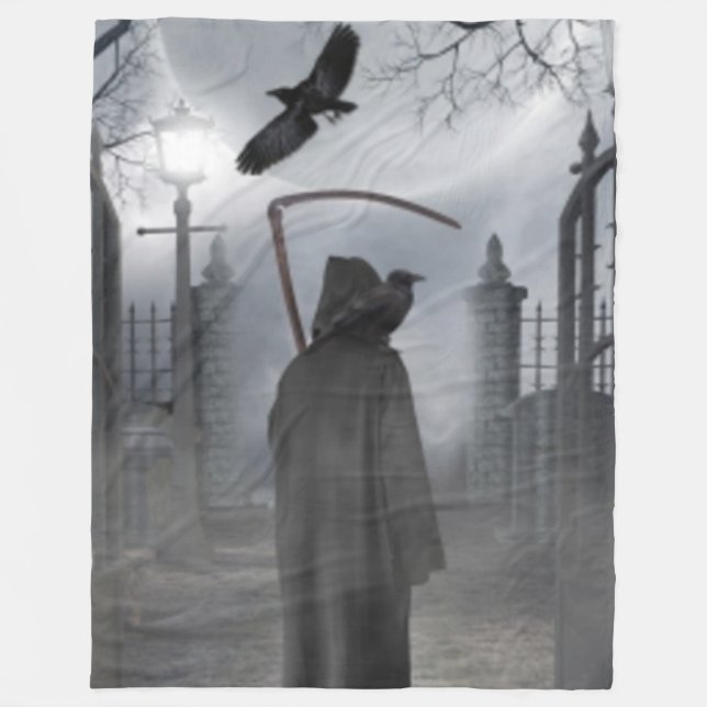 GRIM REAPER FLEECE BLANKET (Front)