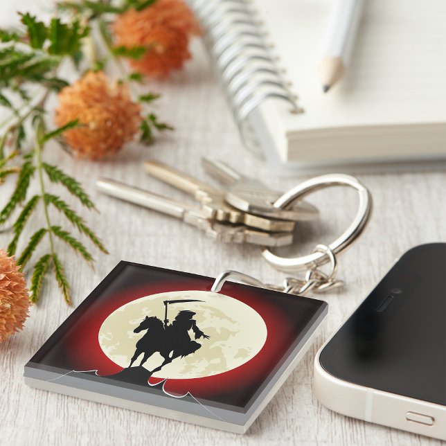 Grim Reaper Full Moon Keychain (Creator Uploaded)
