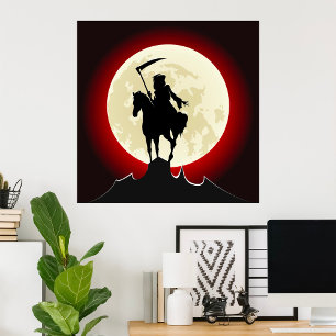 Grim Reaper Full Moon Poster