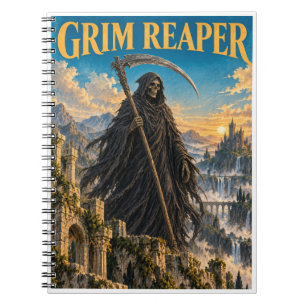 Grim Reaper, Gothic Fantasy Monster Notebook