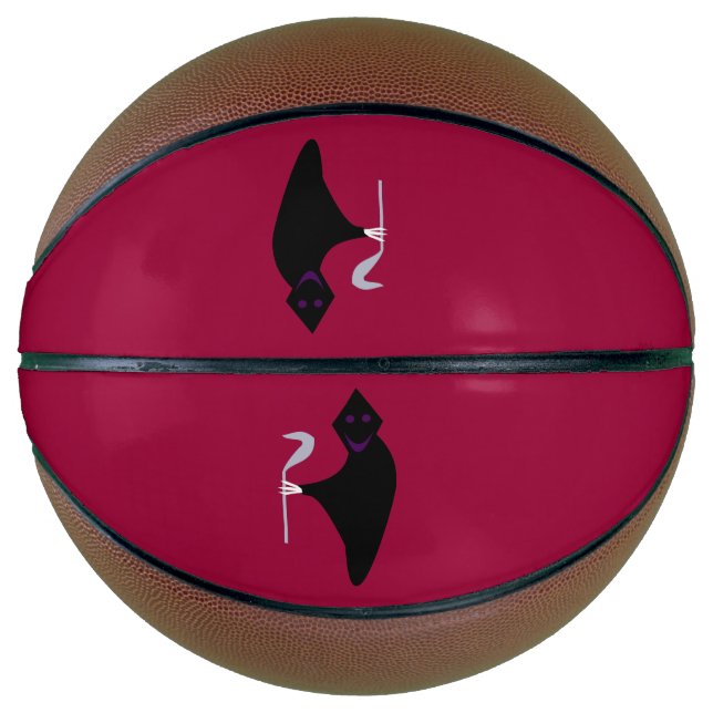 Grim Reaper Halloween Basketballs (Front)
