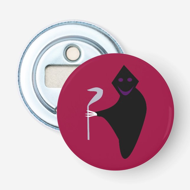 Grim Reaper Halloween Bottle Opener (Front)
