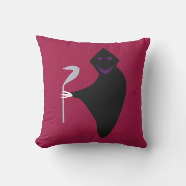 Grim Reaper Halloween Coussin extérieur (Recto)