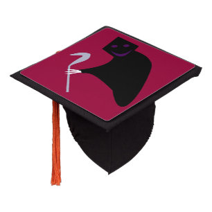 Grim Reaper Halloween Graduation Topper