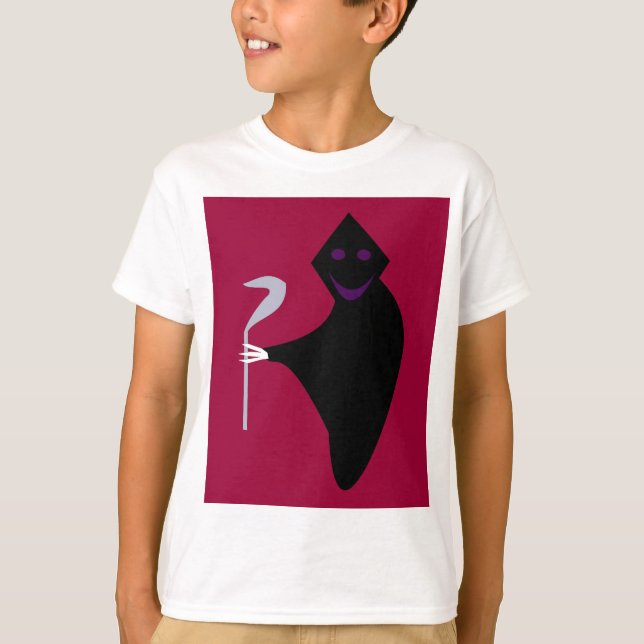 Grim Reaper Halloween Kids T Shirt (Front)