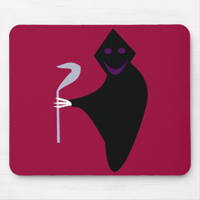 Grim Reaper Halloween Mousepad (Front)
