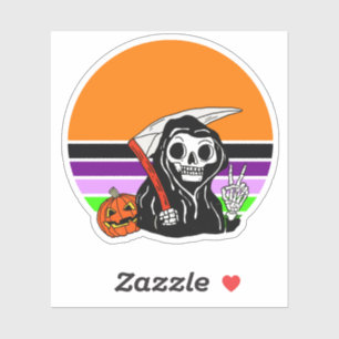 Grim Reaper - Halloween Sunset Jack O'Lantern