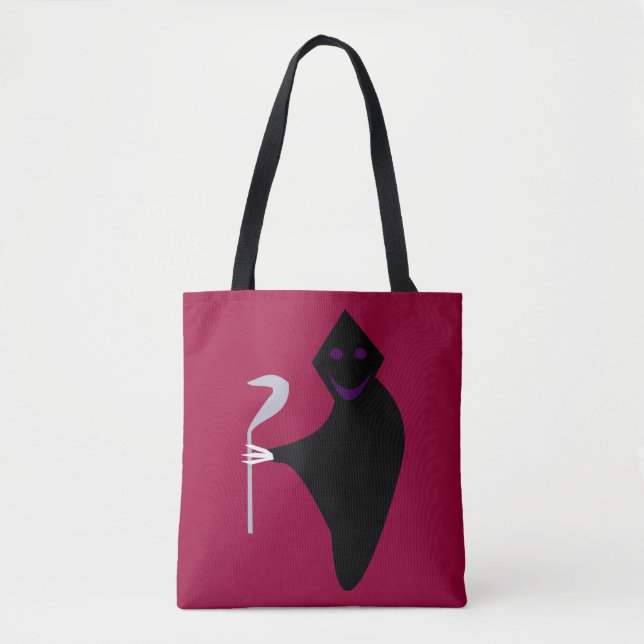 Grim Reaper Halloween Tote Bag (Front)