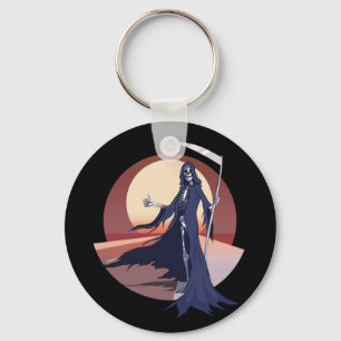 Grim Reaper Hitchhiking Keychain