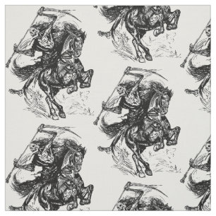 Grim Reaper horseman Fabric