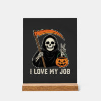 Grim Reaper I Love My Job Halloween Design