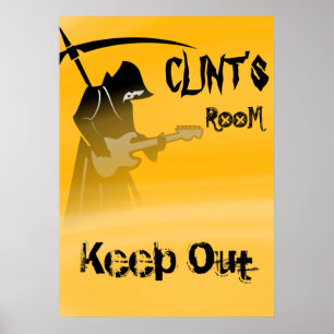 Grim Reaper Keep Out Sign