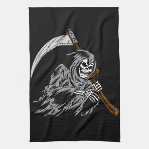 Grim Reaper Kitchen Towel