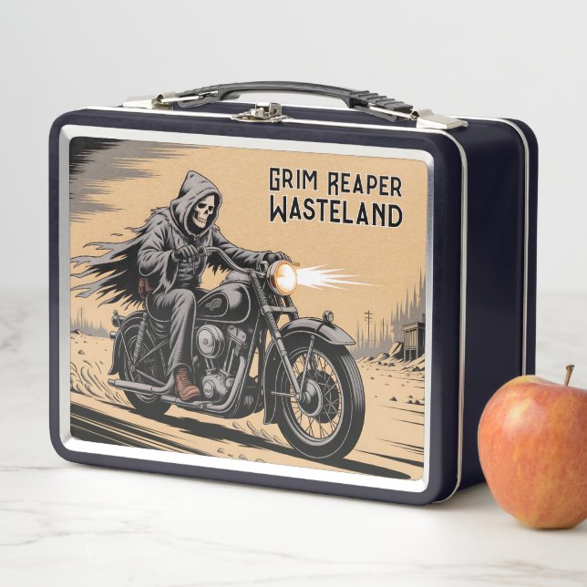 Grim Reaper Metal Lunch Box (In Situ)