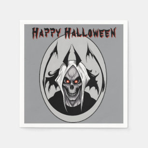 Grim Reaper Of The Blazing Eyes Paper Napkin