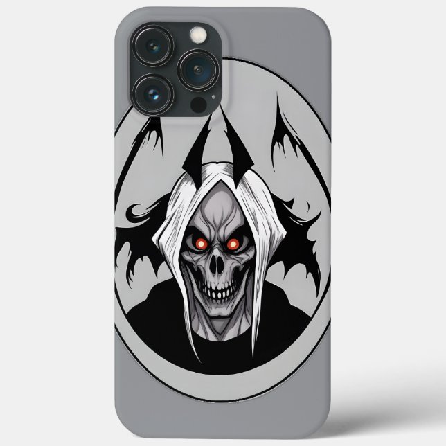 Grim Reaper Of The Blazing Eyes Phone Case (Back)