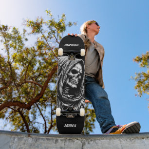 Grim Reaper Personalized Skateboard