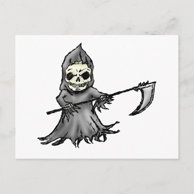 Grim Reaper Postcard (Front)