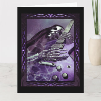 Grim Reaper’s Guitar Big Greeting Card