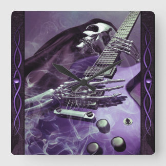 Grim Reaper’s Guitar Wall Clock