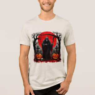 Grim Reaper Scene Tri-Blend Shirt