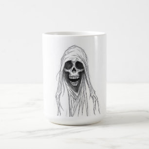 Grim Reaper Skeleton Coffee Mug