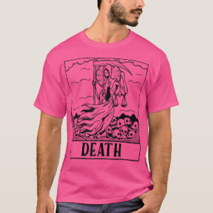 Grim Reaper Skeleton Tarot Card Blackcraft Men Wom T-Shirt