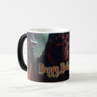 Grim Reaper Skull Halloween Spooky Art