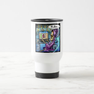 Grim Reaper & Skythe Funny Gifts Cards & Tees Travel Mug