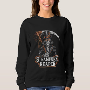Grim Reaper Steampunk Death God Gears Top Hat SciF