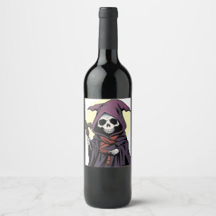 Grim Reaper Wine Label