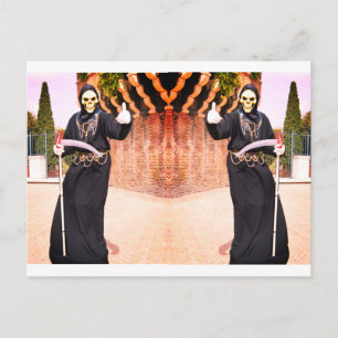 Grim reapers postcard