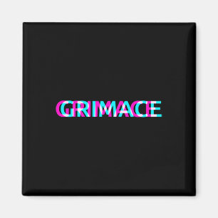 Grimace Edgy Aesthetic Grunge Emo Pastel Goth Hall Magnet