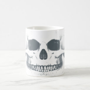 Grimacerie du crâne. tasse morphing
