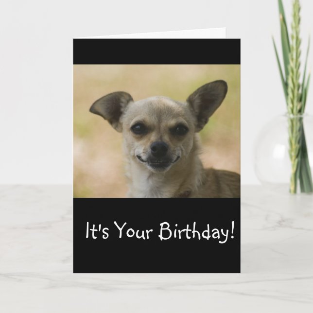 Grimacez-et soutenez-le carte d'anniversaire de (Devant)