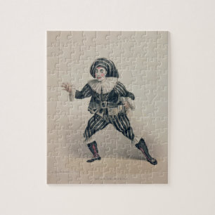Grimaldi as Scaramouche, from the Commedia dell'Ar Jigsaw Puzzle
