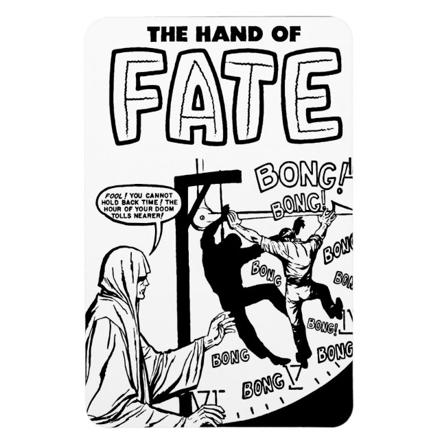 Grimm Reaper Man Holding Back time Comics art Magnet (Vertical)