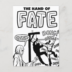 Grimm Reaper Man Holding Back time Comics art Postcard