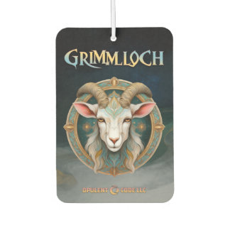 Grimmloch Goat Emblem Fantasy RPG Air Freshener